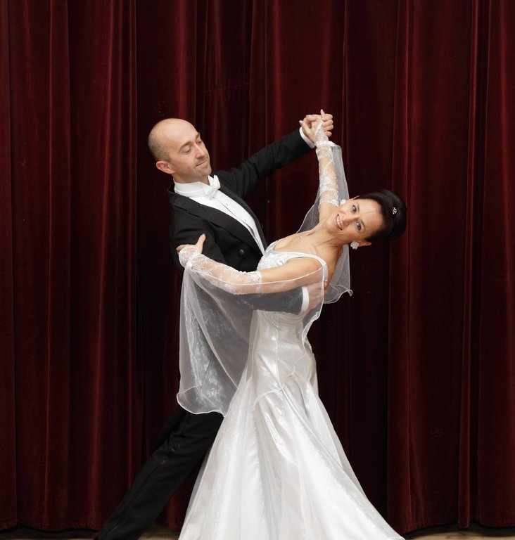 Instruktoři tanečního studia Ká na pokračovacím kurzu společenského tance